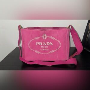 Prada pink Canvas Crossbody Bag